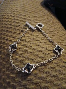 Gabriel & Co. Sterling Silber mit Rauchquarz Knebel 7" Armband Top!! - Bild 1 von 15
