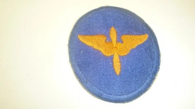 Parche trasero de nieve borde cortado cadete aviación ejército de Estados Unidos de la Segunda Guerra Mundial Foto 1 de 3