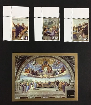 VATICAN 2009 XF MNH Sc#1422-1424, Sc#1425.       (W47) - Image 1 of 2