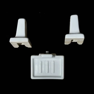 Vintage Porcelain Soap Dish and Towel Bar Holders wall mount Hardware OLD 1920’s - Picture 1 of 10