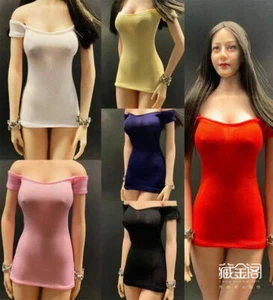 Lo último 1:6 Vestido Apretado Falda Ropa CJG-W035 Ajuste 12" Mujer PH UD JO Acción - Imagen 1 de 19