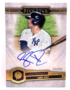 2021 TOPPS FIVE STAR - LUKE VOIT AUTO - NY YANKEES - Picture 1 of 2