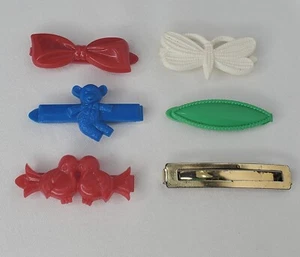 De colección Goody Barrettes Animales Arcos 5 Plástico 1 Metal Mantén Pelo Apretado EE. UU. - Imagen 1 de 8