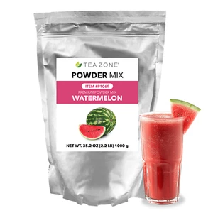 Tea Zone Watermelon Powder/Powdered Drink Mix (2.2 lbs) for Milk Tea/ Smoothies - Picture 1 of 6