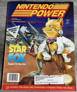 Abril 1993 NINTENDO POWER 47 ~ Star Fox; Póster Battletoads & Double Dragon - Imagen 1 de 4