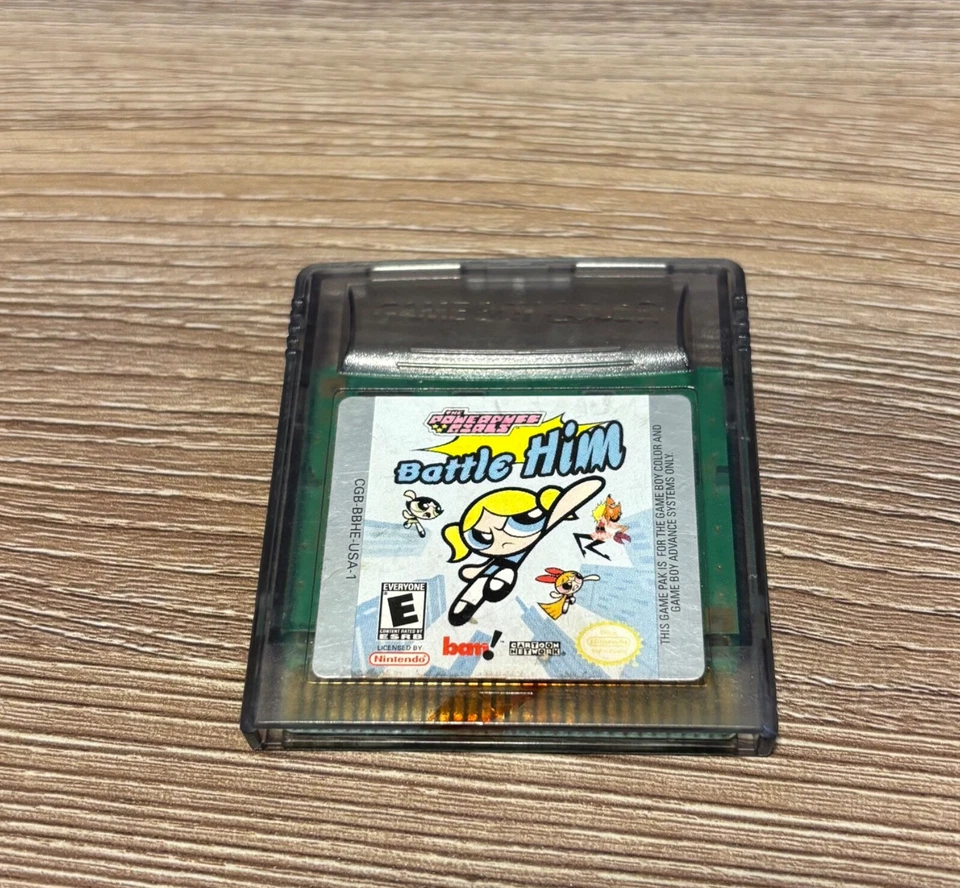 Powerpuff Girls Battle Him Nintendo Gameboy Color Cartridge- Tested - Image 1 of 1