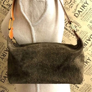 Celine Shoulder Bag Leather Green Authentic G050128 - Picture 1 of 14