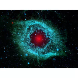 Helix Nebula Dust Comets Space Photograph Wall Art Canvas Print 18X24 In - Picture 1 of 5