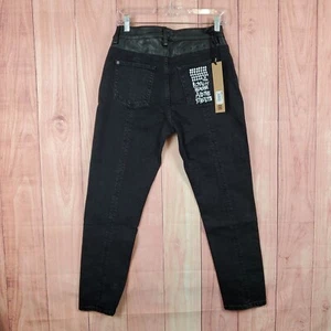 Ksubi Slim Biker Moto Jeans Sz 28 Black Royalty Hero Street NEW NWT - Picture 1 of 9