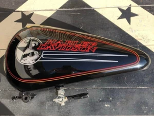 Harley Davidson Genuine Gas tank Evo fxsts split tank left side #3969 - Picture 1 of 7