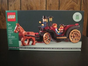 LEGO 40603 WINTERTIME CARRIAGE RIDE 2023 EDICIÓN LIMITADA 153 PIEZAS - Imagen 1 de 11