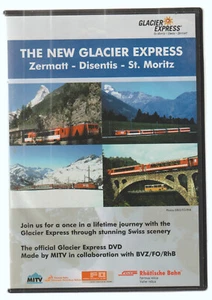 The New Glacier Express DVD  MITV Swiss Railway ~ Zermatt - Disentis - St Moritz - Imagen 1 de 3