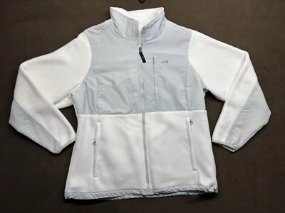 Chaqueta suave Champion C9 para mujer talla XL cremallera completa blanca usada Foto 1 de 4