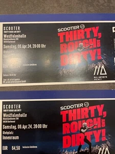 Scooter Thirty, Rough and Dirty! 2 Konzertkarten Dortmund 6.4.24 - Bild 1 von 2