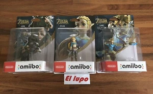 AMIIBO LINK RIDER ARCHER ZELDA SCHOLAR BREATH OF THE WILD NEUF NINTENDO - Picture 1 of 2
