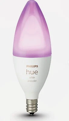 Philips Hue White and Color Ambiance E12 Bulb - White - Image 1 of 3