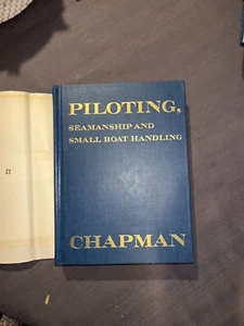 Piloting Seamanship and Small Boat Handling Chapman's Piloting Dust Cover 1975 - Imagen 1 de 13