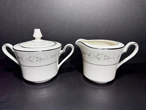 Noritake China Heather 7548 Covered Sugar & Creamer  FREE SHIPPING - Bild 1 von 5