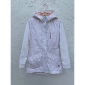 Abercrombie Kids Elegant Hoodie Rain Coat Jacket White Sz 15 to 16 - Picture 1 of 14