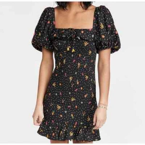 Mini Vestido Farm Rio Tiny Fruits Calado Para Mujer Talla XS - Imagen 1 de 7