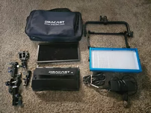 Dracast LED500 Pro Daylight LED Light with V-Mount Battery Plate W/ EXTRAS. - Picture 1 of 10