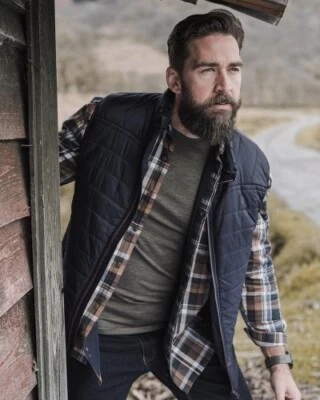 Chaleco Hoggs of Fife para hombre granito ligero rasgado (tamaños Reino Unido S-3xl disponible) Foto 1 de 4