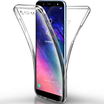 GÉNÉRIQUE Pour Samsung Galaxy A6 PLUS 2018 Coque Gel avant + Arrière Protection INTEGRAL