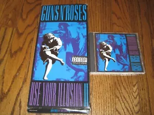 Guns N Roses Use Your Illusion 2 Longbox and cd Rare! - Picture 1 of 4