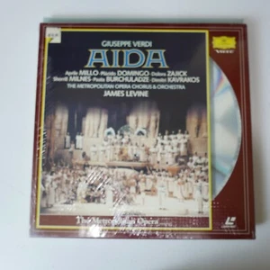 Aida 12" Laserdisc LD 1989 Metropolitan Opera Verdi Domingo (Italian w/Eng Sub) - Picture 1 of 2