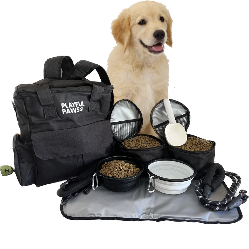 Dog Travel Bag Backpack- Pet Travel Accessories Included- Airline Approved - Image 1 of 4