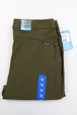 Pantalones forrados de lana Columbia Arden Point para dama color oliva 4-12 cargo OMNI Shield Foto 1 de 4