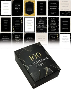 100 Encouragement Quote Cards, Famous Inspirational Quotes, All Unique Designs, - Picture 1 of 5