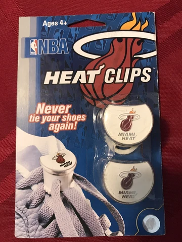 NBA; Miami Heat; Shoe Laces Clips Cover