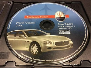 MASERATI NAV GPS DVD CD THREE 3. 2018013 3. 1/05 NORTH CENTRAL US #CD38 - Picture 1 of 1