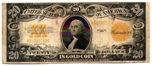 Fr. 1187 $20 1922 Gold Certificate. - Picture 1 of 2