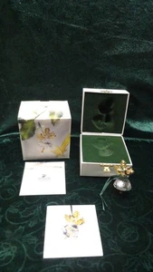 SWAROVSKI Kristall Jahresedition 1998 Christmas Memories Engel mit Harfe Ornament - Bild 1 von 12