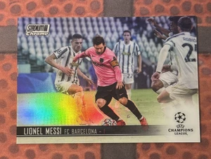 2020-21 Stadium Club Chrome UEFA Champions League Refractors #1 Lionel Messi - Bild 1 von 2
