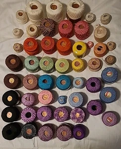 53 Vintage Star & JPCoats Tatting Baumwollgarn Lace Gewicht Garn Häkeln Sticken  - Bild 1 von 6