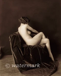 Foto glamour niña Ziegfeld - 8x10 - Vintage años 20 era Flapper - Imagen 1 de 1