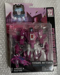 [DA] Transformers Titans Return Deluxe Class Decepticon Misfire + Aimless New - Picture 1 of 7