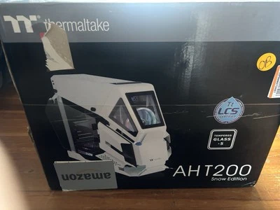 AHT200 Thermaltake Snow Edition PC Case, JS aberto para vê-lo fora do estojo. - Imagem 1 de 3
