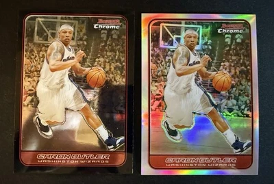 2006-2007 Bowman Chrome Refractor Caron Butler /249 And Base - Image 1 of 4