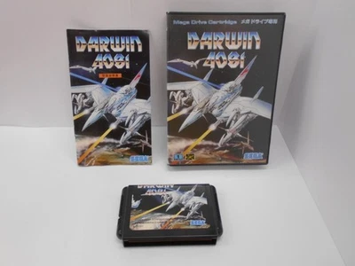 MD Darwin 4081 with box and manual Mega Drive startup tested Japanese - Image 1 of 4