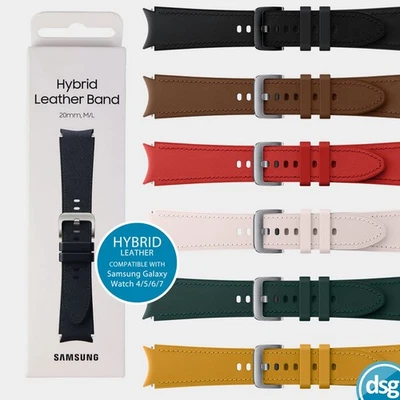 Genuine Samsung Galaxy Watch 4/5/6/7 Hybrid Leather Band Strap SM / ML Official - Image 1 of 2
