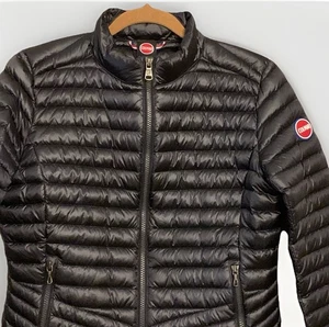 Colmar Puffer Mantel Jacke Damen 8 Medium 44 Italy dunkelschwarz verstaubar Reise - Bild 1 von 17