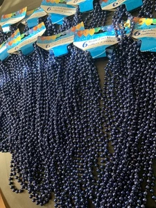 Perlenketten Posten / Konvolut blaue Perlen 60 insgesamt je 31 cm - Bild 1 von 9