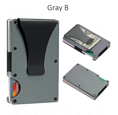 The Ridge Style Titanium Wallet with Money Clip or Cash Strap - RFID Blocking - Image 1 of 4