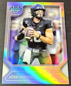 2025 Bowman U Chrome National Pack Josh Hoover Refractor #FB-16 TCU - Picture 1 of 2