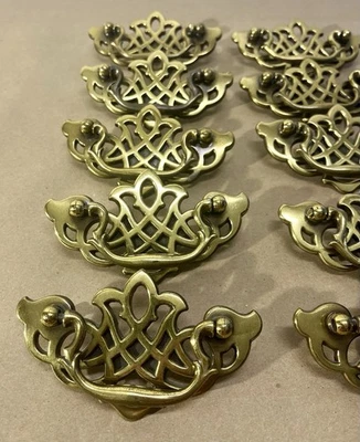 10 tiradores de fianza de cajón Keeler Brass Co Dresser 1992 KBC 43504 acabado desgaste salvamento Foto 1 de 4