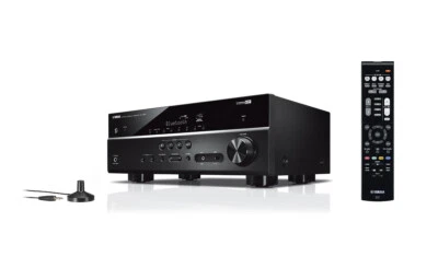 Yamaha RX-V385BL 5.1-Channel 4K AV Receiver with Bluetooth - Image 1 of 2